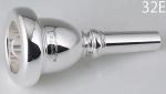 B.TilZ ( ティルツ ) 32E チューバ用 マウスピース バコモデル 銀メッキ仕上げ モデル No.32E BAKO SP Tuba mouthpiece 金管楽器 チューバマウスピース