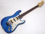 Fender ( フェンダー ) Michiya Haruhata Stratocaster Rosewood Fingerboard, Caribbean Blue Transparent【JD19003734】