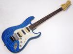 Fender ( フェンダー ) Michiya Haruhata Stratocaster Rosewood Fingerboard, Caribbean Blue Transparent【JD19004354】