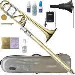 XO エックスオー 1236L-O テナーバストロンボーン B♭ F管 オープンラップ 太管 管楽器 B♭/F Tenor Bass Trombones UT-L SB5X セット B　北海道 沖縄 離島 代引不可