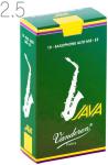 vandoren ( バンドーレン ) SR2625 アルトサックス リード ジャバ グリーン 2-1/2 1箱 10枚 Alto saxophone reed JAVA green 2.5　北海道 沖縄 離島不可