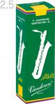 vandoren ( バンドーレン ) SR3425 バリトンサックス JAVA グリーン リード 2.5 1箱 5枚 ジャバ Baritone saxophone reeds 2-1/2