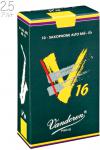 vandoren バンドーレン SR7025 アルトサックス リード  V16 2-1/2 1箱 10枚 V.16 Alto saxophone reeds V-16 2.5　北海道 沖縄 離島不可