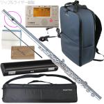 Pearl Flute パールフルート PF-525E フルート リッププレート ライザー 銀製 ブリランテ Eメカニズム カバード Brillante flute PF525E セット C　北海道 沖縄 離島不可