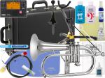 JUPITER  ジュピター JFH1100RS フリューゲルホルン 銀メッキ 管楽器 シルバーメッキ ローズブラスベル B♭ Flugelhorn JFH-1100RS セット A　北海道 沖縄 離島不可