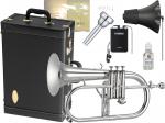 JUPITER  ジュピター JFH1100RS フリューゲルホルン 銀メッキ 管楽器 管体 シルバーメッキ ローズブラスベル B♭ Flugelhorn JFH-1100RS セット C　北海道 沖縄 離島不可