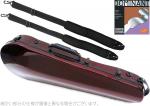 Carbon Mac ( カーボンマック ) CFA-2 スリム ビオラケース ワインレッド WRD リュックタイプ ハードケース ビオラ用 viola hard cases wine red DOMINANT ビオラ弦 141 セット A