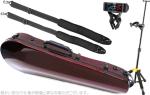 Carbon Mac カーボンマック CFA-2 スリム ビオラ ケース ワインレッド WRD ハードケース viola cases wine red  DS571BB AW-LT100V セット B　北海道 沖縄 離島 代引き不可