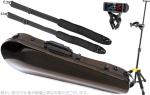 Carbon Mac カーボンマック CFA-2 スリム  ビオラ ケース チョコブラウン リュック ハードケース viola cases choco brown  セット B　北海道 沖縄 離島 代引き不可