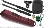 Carbon Mac カーボンマック CFA-2 サテン ビオラ ケース S-WRD ワインレッド リュック ハードケース viola satin wine red AB-201 セット D　北海道 沖縄 離島 代引き 不可