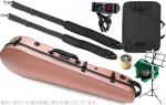 Carbon Mac ( カーボンマック ) CFA-2 サテン ビオラ ケース S- PKG ピンクゴールド ハードケース viola cases satin pink gold AB-201 セット D　北海道 沖縄 離島 代引き 不可