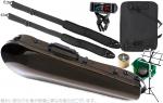 Carbon Mac カーボンマック CFA-2 スリム  ビオラ ケース チョコブラウン ハードケース viola cases choco brown  AB-201 AW-LT100V セット D　北海道 沖縄 離島 代引き 不可