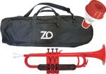 ZO ゼットオー TP-01BK トランペット ミュート セット レッド 調整品 新品 アウトレット プラスチック 管楽器 red trumpet mute　北海道 沖縄 離島不可