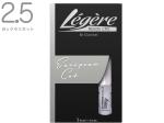 Legere レジェール 2-1/2 ヨーロピアンカット B♭ クラリネット リード 交換チケット 樹脂製 プラスチック 2.5 European Signature clarinet reeds　北海道 沖縄 離島不可