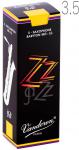 vandoren バンドーレン SR4435 バリトンサックス リード ZZ 3.5 1箱 5枚 ズイーズイー Baritone saxophone reeds jazz 3-1/2　北海道 沖縄 離島不可