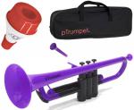 PINSTRUMENTS pTrumpet パープル プラスチック トランペット 管楽器 Pトランペット trumpet purple PTRUMPET1P ミュート セット 2　北海道 沖縄 離島不可