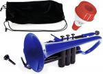 PINSTRUMENTS PCORNET1B ブルー コルネット プラスチック Pコルネット 管楽器 ミュート セットD　以下は対応不可 北海道 沖縄 離島 同梱 代引き