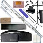 Pearl Flute パールフルート PF-505EUS フルート ストレート U字頭部管 プレスト Eメカニズム 銀メッキ 管楽器 Presto PF505EUS セット D　北海道 沖縄 離島不可