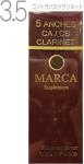 MARCA ( マーカ ) スペリアル コントラバスクラリネット 3.5 リード 5枚入り 1箱 contrabass clarinet reed SUPERIEURE コントラバスクラリネットリード  3-1/2 旧パケ