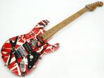 EVH イーブイエイチ Striped Series Frankie / Maple Fingerboard / Red with Black Stripes Relic