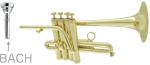 CarolBrass  キャロルブラス N7775 CL ピッコロトランペット ラッカー 4ピストン 管楽器 本体 piccolo trumpet gold BACH コルネット マウスピース セット　北海道 沖縄 離島不可