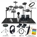 ALESIS ( アレシス ) 電子ドラム NITRO MESH KIT スターターセット + セッティングマット + アンプ エレドラ 初心者