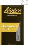 Legere ( レジェール ) 2-1/2 アルトサックス リード アメリカンカット 交換チケット 樹脂 プラスチック E♭ Alto Saxophone American Cut reeds 2.5　北海道 沖縄 離島不可