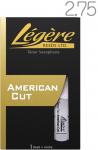 Legere レジェール 2.75 テナーサックス リード アメリカンカット 交換チケット 樹脂 プラスチック B♭ Tenor Saxophone American Cut reeds 2-3/4