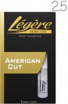 Legere レジェール 2.5 テナーサックス リード アメリカンカット 交換チケット 樹脂 プラスチック B♭ Tenor Saxophone American Cut reeds 2-1/2