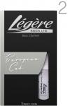 Legere ( レジェール ) バスクラリネット リード ヨーロピアンカット 2番 Bass Clarinet European cut reeds 2.00 樹脂製 プラスチック 交換チケット付 2.0