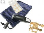 Claude Lakey クラウドレイキー 5　3 アルトサックス ラバー マウスピース ショート alto saxophone Mouthpieces 5-3 ハリソン リガチャー A3 GP セット　北海道 沖縄 離島不可
