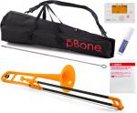 PINSTRUMENTS PBONE1O トロンボーン オレンジ P-BONE プラスチック テナートロンボーン PLASTIC TROMBONE orange 細管 Pボーン セット C　北海道 沖縄 離島不可