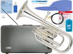 YAMAHA ヤマハ 5年保証サービス対象 YAH-203S アルトホルン 銀メッキ 正規品 E♭ 3ピストン トップアクション 管楽器 Eb alto horn セット A　北海道 沖縄 離島不可