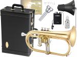 JUPITER  ジュピター JFH1100R フリューゲルホルン ラッカー 管楽器 B♭ ローズブラスベル ゴールド Flugelhorn JFH-1100R サイレントブラス セット　北海道 沖縄 離島不可