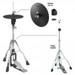 Roland ローランド VH-10 ランクアップ VH-10 + TAMA HH205 ハイハットをスタンドタイプに変更 エレドラ 電子ドラム