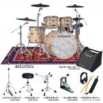 Roland ローランド VAD706GN-S TAMA アップグレードハードウェア Single + マット + アンプ 電子ドラム エレドラ 