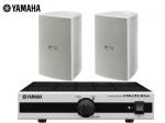 YAMAHA ヤマハ VS6W ホワイト 1ペア(2台) + PA2030a  小規模店舗 BGMセット