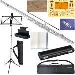 Pearl Flute パールフルート PF-505E フルート プレスト Eメカニズム 銀メッキ カバード C管 Presto PF505E flute TM-60-SMM2 ポムポムプリン セット　北海道 沖縄 離島不可