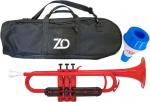 ZO ゼットオー TP-01BK トランペット ミュート セット ブルー 調整品 新品 アウトレット プラスチック 管楽器 red trumpet mute　北海道 沖縄 離島不可