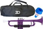 ZO ( ゼットオー ) TP-04BK トランペット パープル ミュート セット ブルー 新品 アウトレット プラスチック 管楽器 purple trumpet mute　北海道 沖縄 離島不可