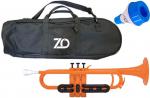 ZO ゼットオー トランペット TP-11BK オレンジ アウトレット プラスチック 樹脂製 管楽器 B♭ trumpet orange ミュート ブルー セット D　北海道 沖縄 離島不可