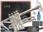 CarolBrass  キャロルブラス N7775 SP ピッコロトランペット 銀メッキ 4ピストン 管楽器 本体 piccolo trumpet ヤマハ コルネット マウスピース セット　北海道 沖縄 離島不可