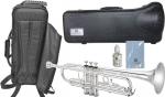 JUPITER  ジュピター JTR500S トランペット 銀メッキ 管楽器 本体 シルバー カラー B♭ JTR-500 Trumpet セミハードケース セット　北海道 沖縄 離島不可