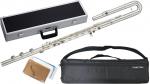 Pearl Flute パールフルート PFB-305BE バスフルート 横型 新品 H管 管楽器 管体 洋銀製 銀メッキ Eメカニズム bass flute PFB305BE H足部管　北海道 沖縄 離島不可