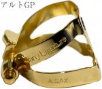 YANAGISAWA ヤナギサワ ヤニー リガチャー ニコちゃん アルトサックス ラバー用 1本ネジ 逆締め 金メッキ  alto saxophone Yany Ligature GP　北海道 沖縄 離島不可