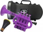 ZO ( ゼットオー ) ピッコロトランペット PC-04 パープル 新品 アウトレット プラスチック B♭ A piccolo trumpet Purple ミュート セット　北海道 沖縄 離島不可