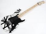 EVH イーブイエイチ Striped Series White with Black Stripes