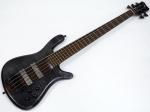 Warwick ワーウィック Customshop Basic Streamer Stage I 5st Broad Neck / Transparent Satin Nirvana Black