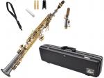 Antigua  ( アンティグア ) SS4290 パワーベル BG ソプラノサックス ブラック ゴールド soprano saxophone powerbell Black nickel body gold finish keys　北海道 沖縄 離島不可 