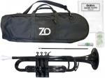 ZO ( ゼットオー ) TP-05BK トランペット ブラック アウトレット プラスチック 管楽器 black trumpet バルブオイル セット B 　北海道 沖縄 離島 同梱不可